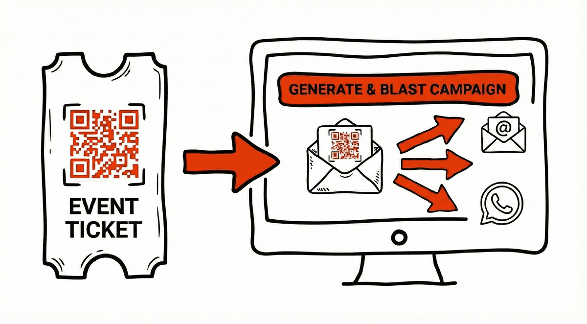Generate & blast campaigns effortlessly.